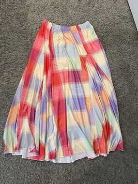 New Hailey Lane Cotton Candy Clouds Skirt - Size Large